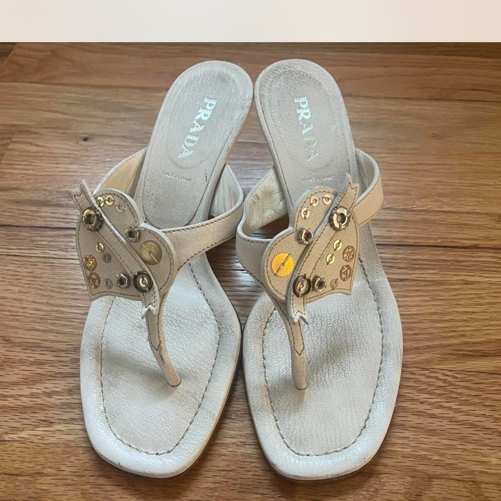 vintage Prada kitten heels